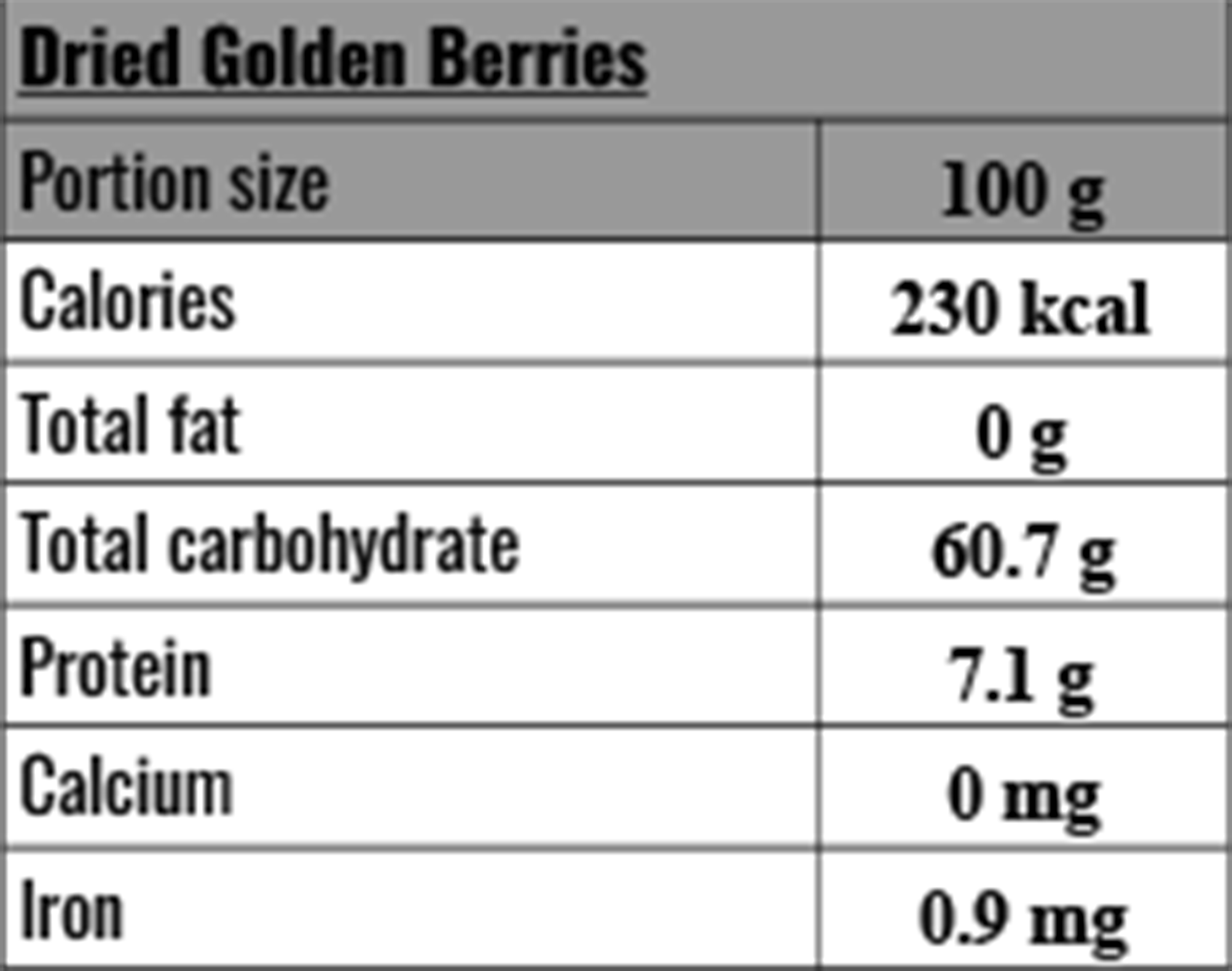Dried golden Berry(200 g)